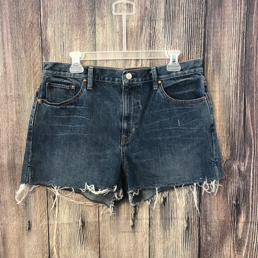 Gap High Rise Cut-Off jean shorts